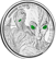 1 Unze Silber Ghana Alien 2023 (Auflage: 1.500 | coloriert)