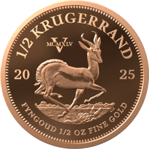 1/2 Unze Gold Krügerrand VE-Day Privy Mark 2025 (Auflage: 200 | Polierte Platte)