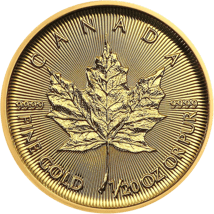 1/20 Unze Gold Maple Leaf 2019