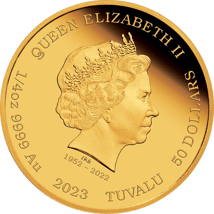 1/4 Unze Gold James Bond 007 - Roger Moore 2023 PP (Auflage: 1.000 | Polierte Platte)