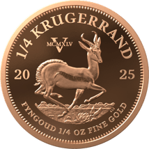 1/4 Unze Gold Krügerrand VE-Day Privy Mark 2025 (Auflage: 80 |  Polierte Platte)