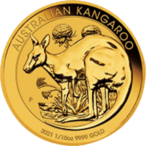 20 x 1/10 Unze Gold Känguru Nugget 2021