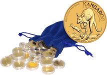20 x 1/10 Unze Gold Känguru Nugget 2021