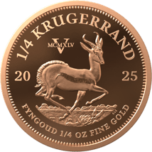 Krügerrand 4 Goldmünzen Fractional Set VE-Day Privy Mark 2025 (Auflage: 80 | Polierte Platte)