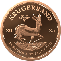 Krügerrand 6 Goldmünzen Prestige Set VE-Day Privy Mark 2025 (Auflage: 50 | Polierte Platte)