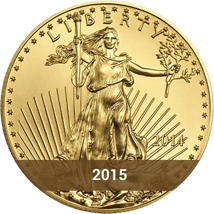 1/10 Unze Gold American Eagle 2015