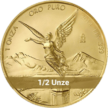 1/2 Unze Gold Mexiko Libertad 2014