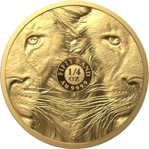 1/4 Unze Gold Big Five II Löwe 2022 PP (Auflage: 2.000 | Polierte Platte)