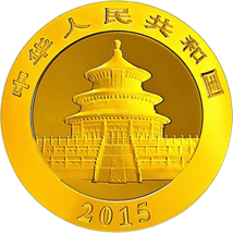 1/4 Unze Gold China Panda 2015