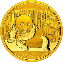 1/4 Unze Gold China Panda 2015