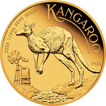 1/4 Unze Gold Känguru Nugget 2024 PP  (Auflage: 500 | Polierte Platte)