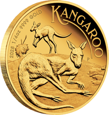 1/4 Unze Gold Känguru Nugget 2025 PP  (Auflage: 500 | Polierte Platte)