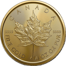 1/4 Unze Gold Maple Leaf 2023