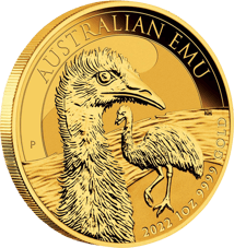 1 Unze Gold Emu 2022 (Auflage: 5.000)