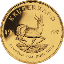 1 Unze Gold Krügerrand 1969 (Polierte Platte | inkl Etui)