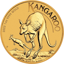 1 Unze Gold Känguru Nugget 2022