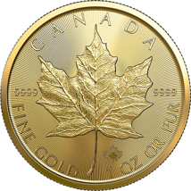 1 Unze Gold Maple Leaf 2024