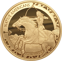 1 Unze Gold Native Americans Pfeil 2023 (Auflage: 250)