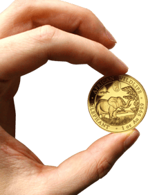 1 Unze Gold Somalia Elefant 2019 PM WMF (Privymark: World Money Fair Berlin | Auflage: 100 Stück)