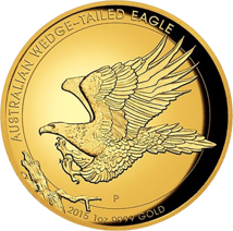 1 Unze Gold Wedge Tailed Eagle 2015 PP (High Relief)