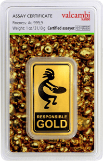 1 Unze Goldbarren Responsible-Gold (Auropelli)