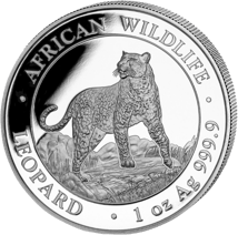 1 Unze Silber African Wildlife Leopard 2022 (Auflage: 30.000)