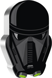 1 Unze Silber Star Wars Death Trooper 2022 PP (Auflage: 10.000 | coloriert | Polierte Platte | High Relief)