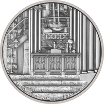 1 Unze Silber Harry Potter Hogwarts Dumbledores Büro 2022 (Auflage: 3.000 | Antik Finish)