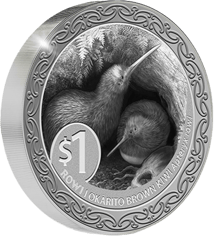 1 Unze Silber Kiwi 2025 (Auflage: 5.000 | Coincard)