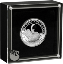 1 Unze Silber Perth Mint Schwan 2020 PP (Auflage: 2.500 | Polierte Platte)