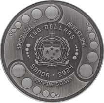 1 Unze Silber Samoa Alien 2024 (Auflage: 2.000 | Antik Finish)