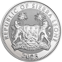 1 Unze Silber Sierra Leone Ägyptische Götter - Anubis 2023 (Auflage: 5.000)