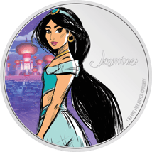1 Unze Silber Walt Disney Jasmine 2024 (Auflage: 2.000 | Polierte Platte)
