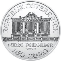 1 Unze Silber Wiener Philharmoniker 2020