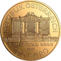 1 Unze Wiener Philharmoniker Gold 2011