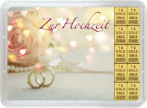 10 g Goldbarren "Glückwunsch zur Hochzeit"