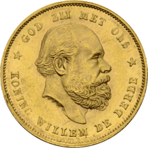 10 Gulden Gold Willem