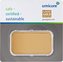 100 g Goldbarren Umicore