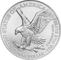 160 x 1 Unze Silber American Eagle 2025