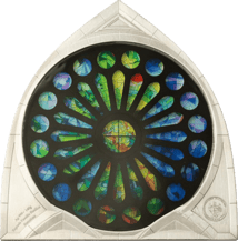 Silber Rosenfenster der Sagrada Familia 2025 (Auflage: 300)
