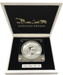 1kg Silber African Safari Affe 2020 PP (Auflage: 100)