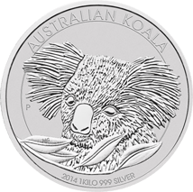 1kg Silber Koala 2014  PP (Auflage: 500 | Polierte Platte)