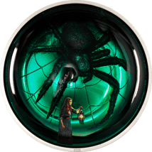 2 Unze Silber Phobias Arachnophobia 2025 (Auflage: 999 | High Relief | Polierte Platte)