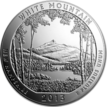 5 Unze Silber ATB White Mountain National Park  2013