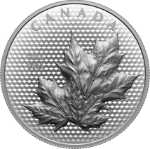 5 Unze Silber Maple Leaf 2023 35. Jubiläum ( Auflage: 2.000 | Ultra High Relief | Polierte Platte)