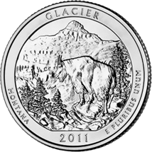 5 Unzen Silber ATB Glacier National Park 2011