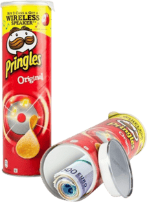 Dosensafe Pringles Chips (Rot)