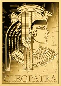 Gold Cleopatra Münze