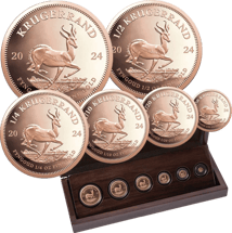Krügerrand 6 Goldmünzen Prestige Set 2024 (Auflage: 500 | Polierte Platte)