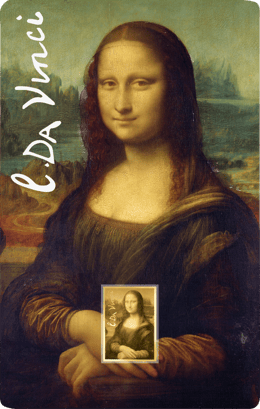 Gold Leonardo Da Vinci Mona Lisa Münze